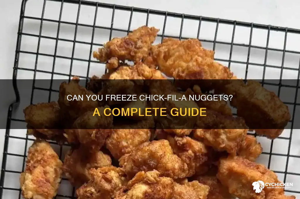 can you freeze chick fil a nuggets