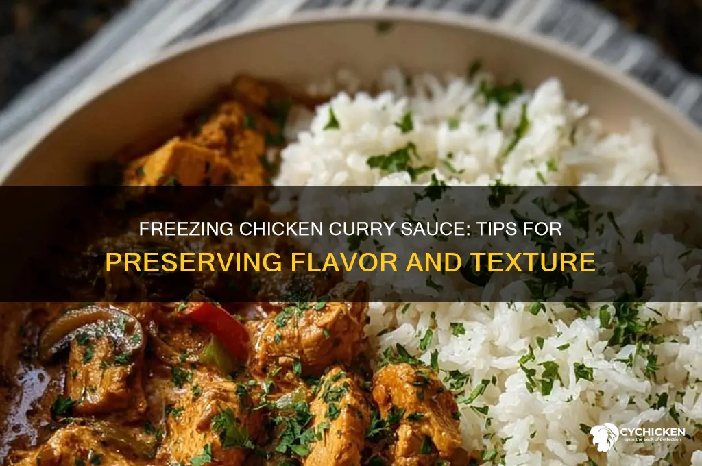 can you freeze chicken curry sauce