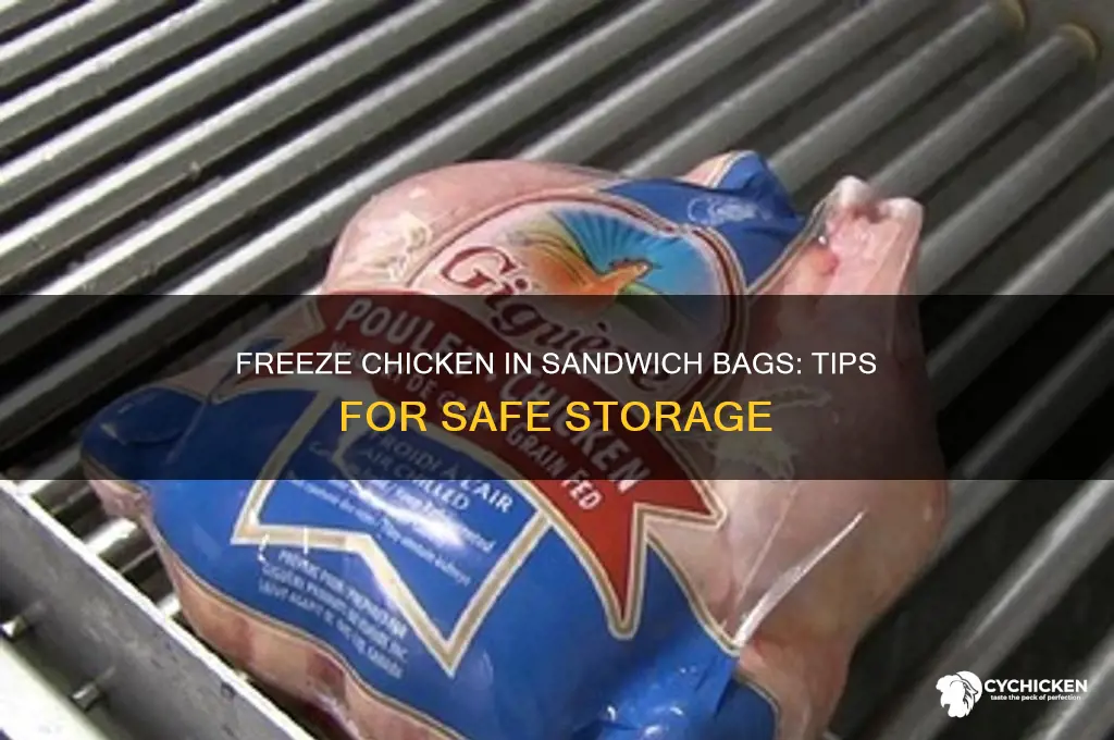 can you freeze chicken in sandwich bags
