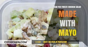 Can You Freeze Chicken Salad Made with Mayo?