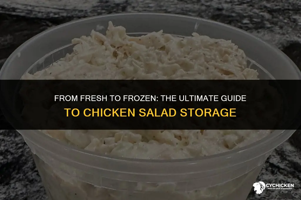 can you freeze chicken salas