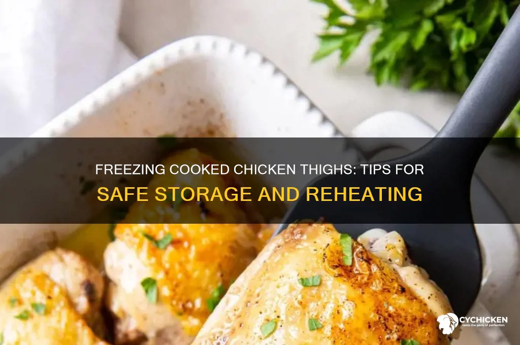 can you freeze cooked chicken thigh