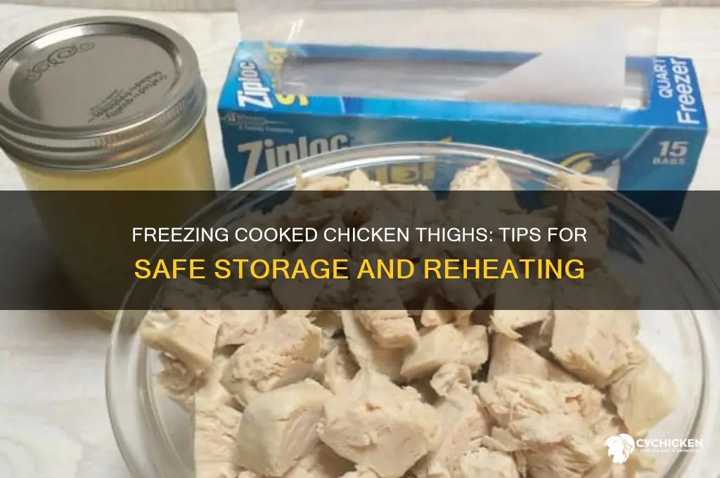 can you freeze cooked chicken thighs