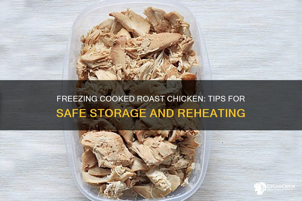 can you freeze cooked roast chicken