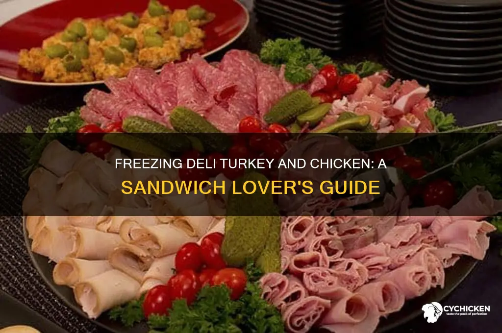 can you freeze deli turkey and chicken for sandwiches