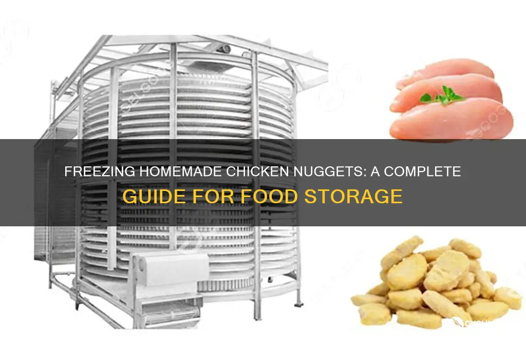 can you freeze homemade chicken nuggets