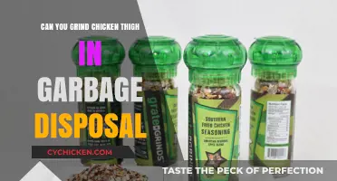 Grinding Chicken Thighs in Garbage Disposal: Safe or Risky?
