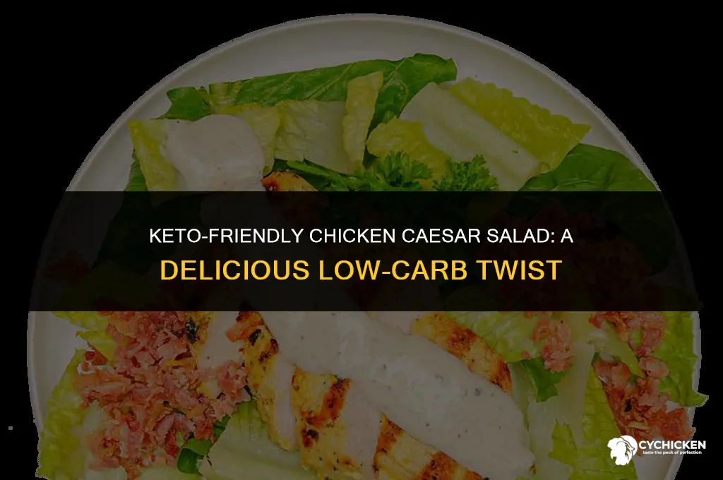 can you have chicken caesar salad on keto
