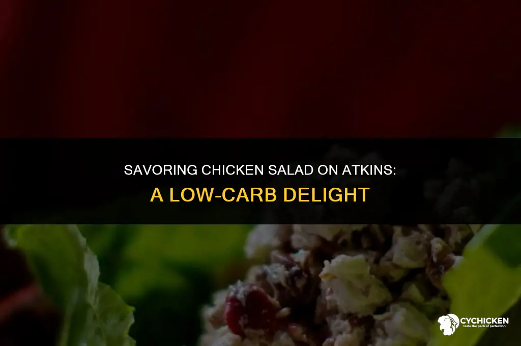 can you have chicken salad on atkins