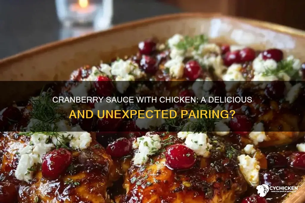can you have cranberry sauce with chicken