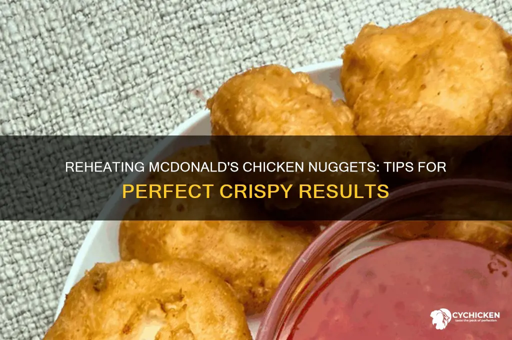can you heat up mcdonalds chicken nuggets