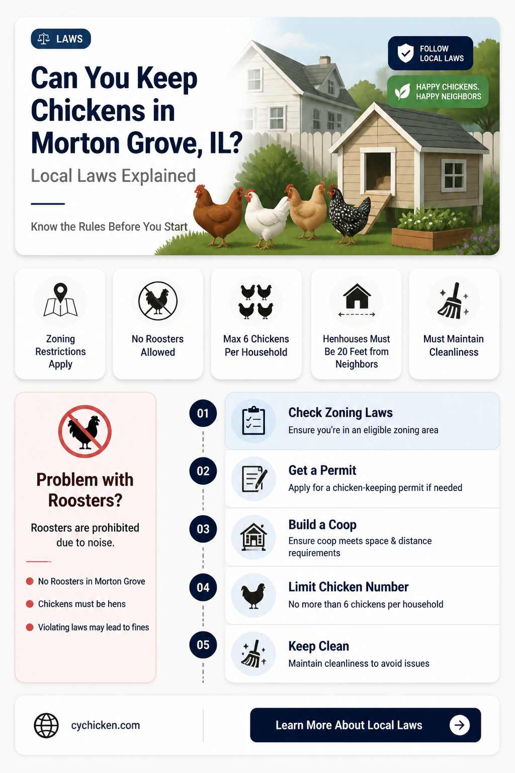 are chicken allowed in morton grove il