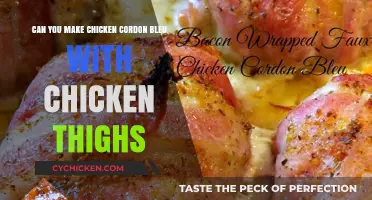Chicken Thighs in Cordon Bleu: A Delicious Twist on a Classic