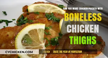 Can You Make Chicken Piccata with Boneless Chicken Thighs?