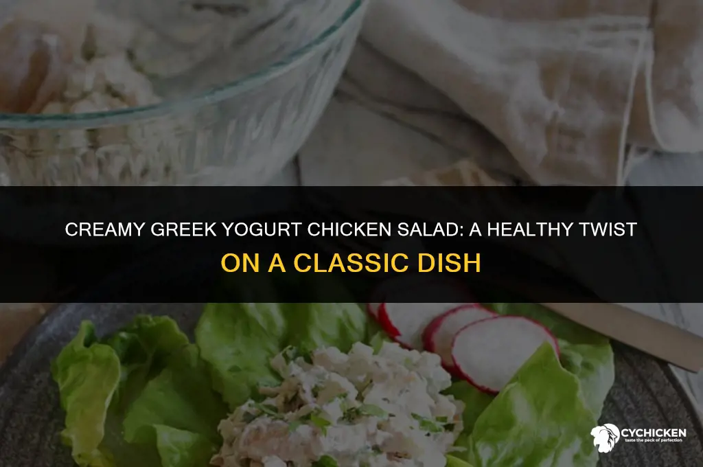 can you make chicken salad with greek yogurt