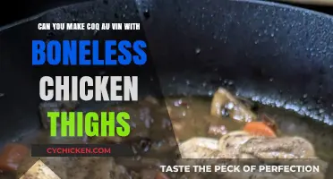 Coq au Vin with Boneless Thighs: A Modern Twist