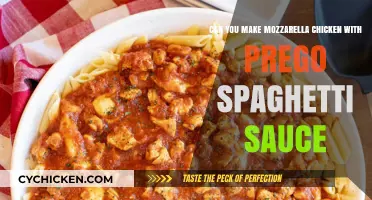 Easy Mozzarella Chicken Recipe Using Prego Spaghetti Sauce: A Quick Guide