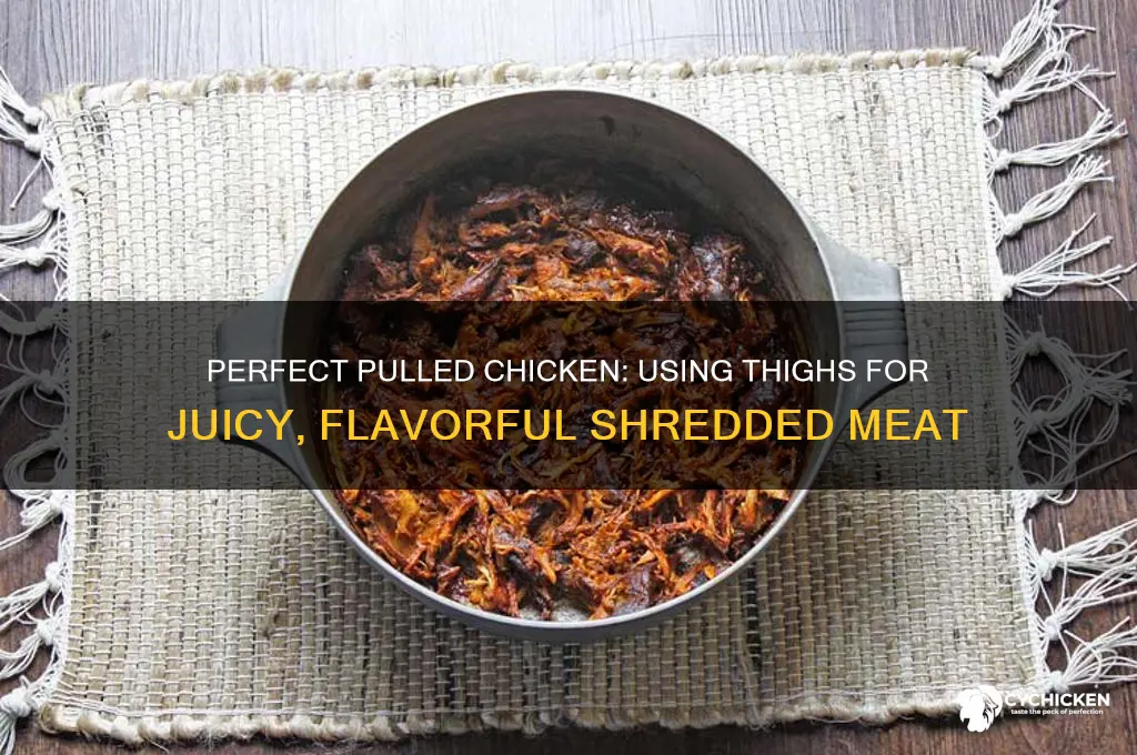 can you make pulled chicken with chicken thighs