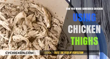 Shredded Chicken Perfection: Using Thighs for Juicy, Flavorful Results