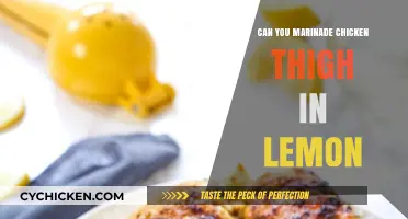 Lemon Marinade Magic: Perfecting Chicken Thighs with Citrus Flavor