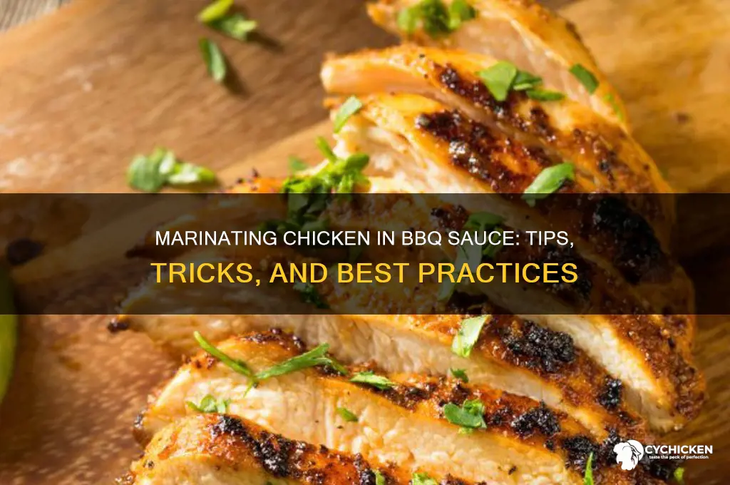 can you marinate chicken in barbeque sauce
