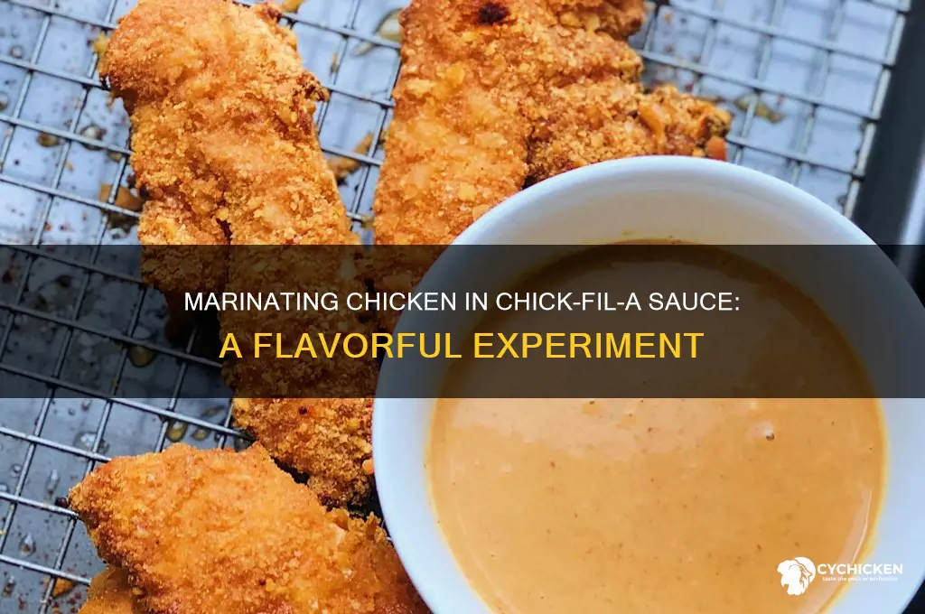 can you marinate chicken in chick fil a sauce