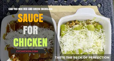 Mixing Red and Green Enchilada Sauce for Chicken: A Flavorful Twist