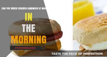 Can You Order a Chicken Sandwich at McDonald's for Breakfast?