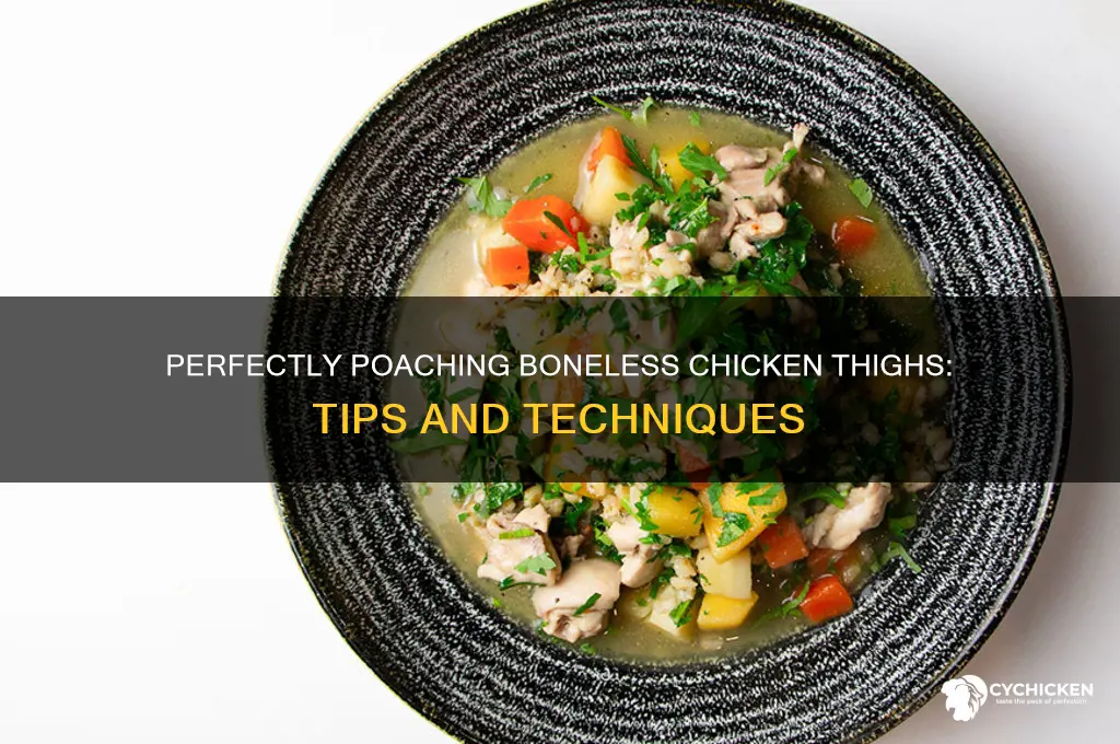 can you poach boneless chicken thighs
