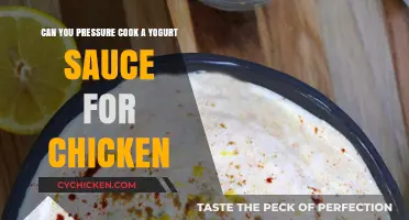 Pressure Cooking Yogurt Sauce: A Creamy Chicken Topping Experiment
