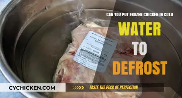Safe Thawing Practices: Can You Defrost Frozen Chicken in Cold Water?