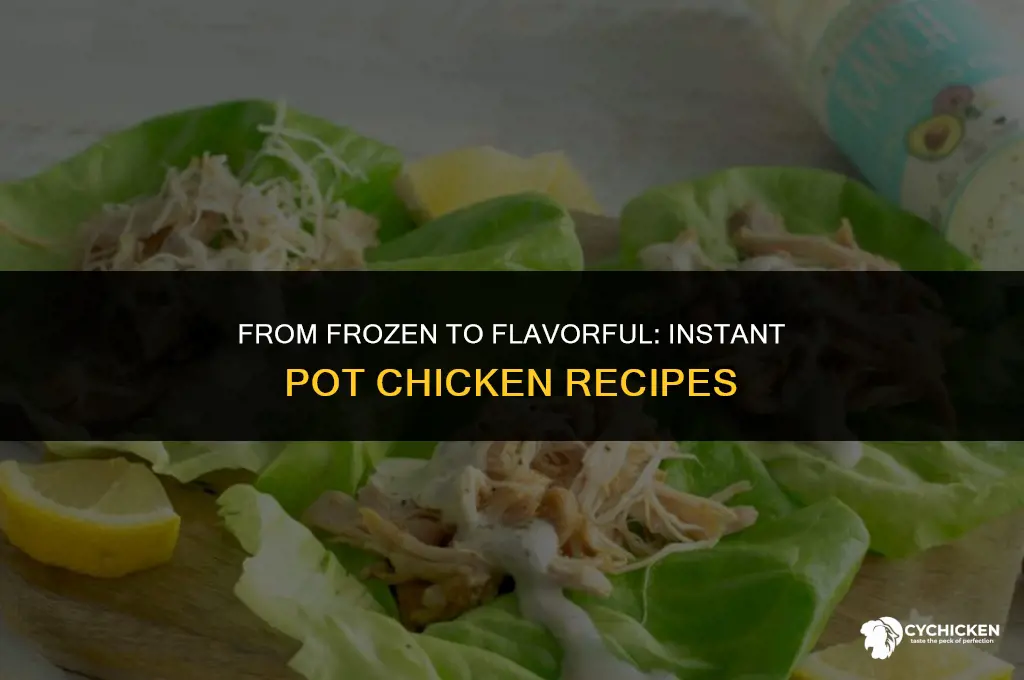 can you put frozen chicken in insta pot