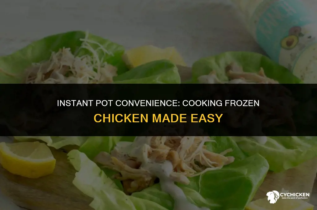 can you put frozen chicken in instapot
