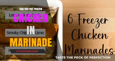Marinating Frozen Chicken: A Guide to Safe and Flavorful Results