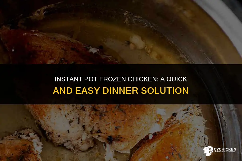 can you put frozen chicken instant pot