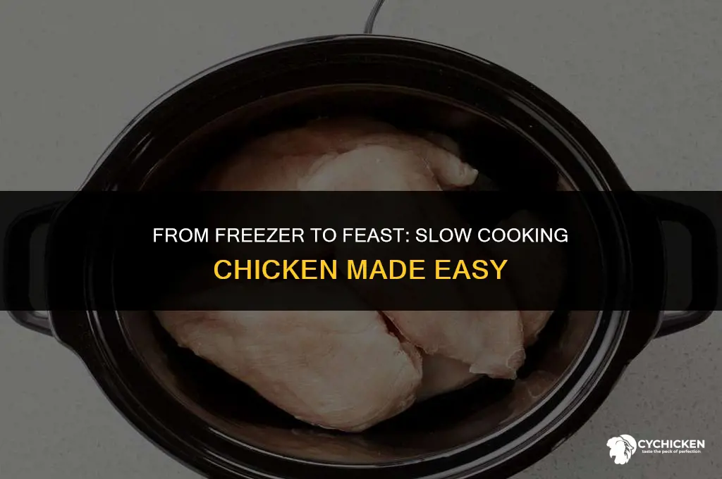 can you put frozen chicken into a slow cooker