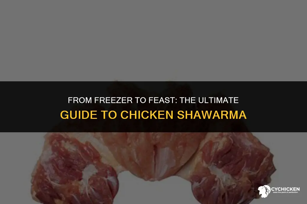 can you put frozen chicken swarma