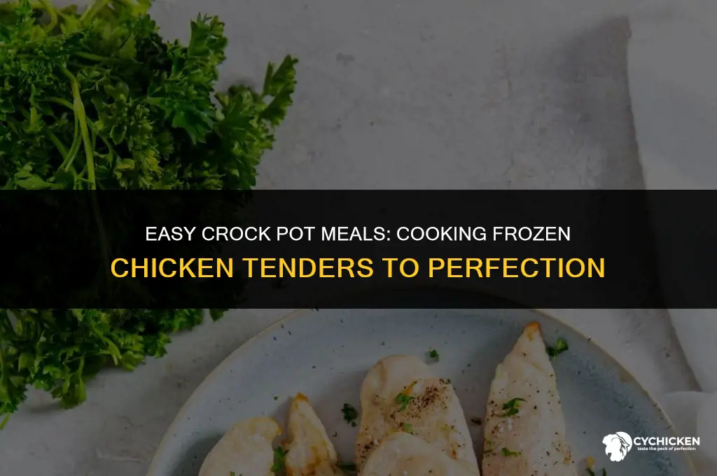 can you put frozen chicken tenders in the crock pot