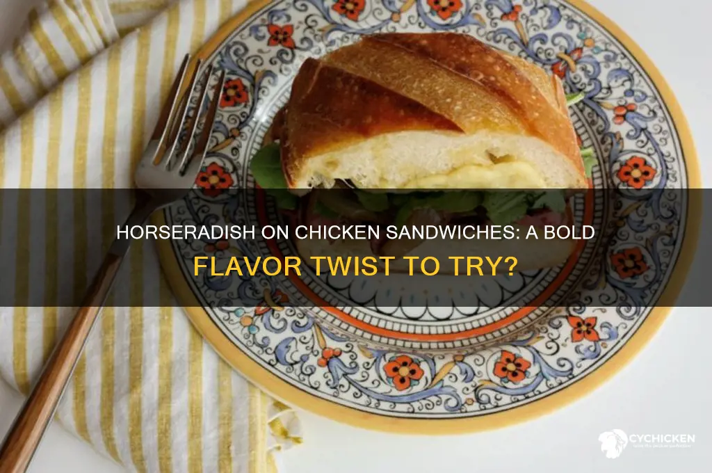 can you put horseradish on a chicken sandwich