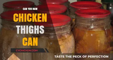 Can You Safely Can Raw Chicken Thighs at Home?