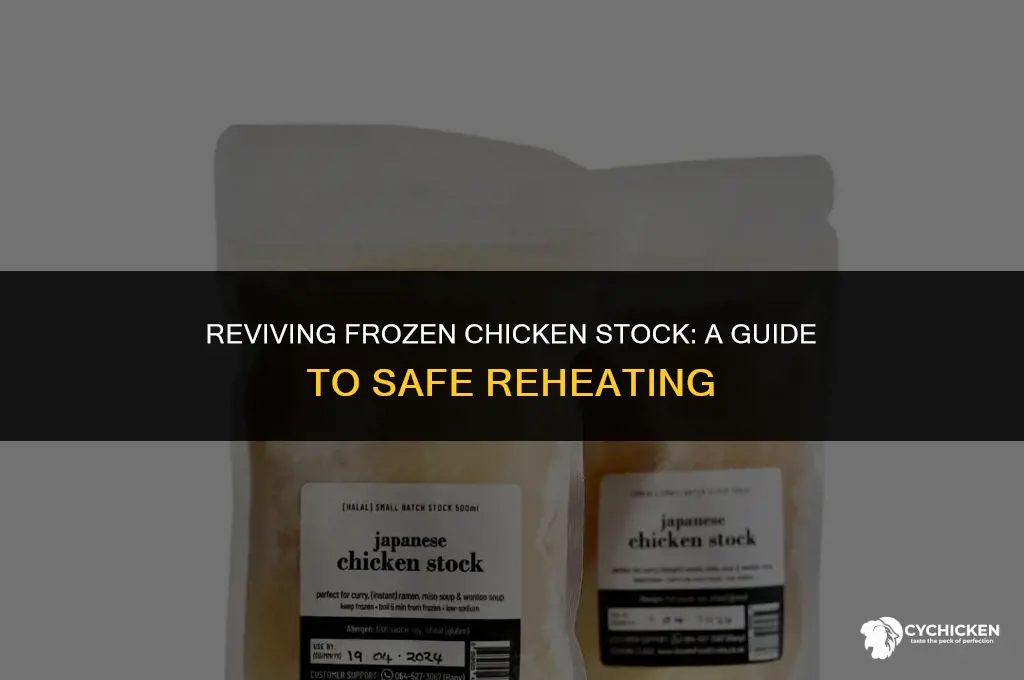 can you refreeze frozen chicken stock