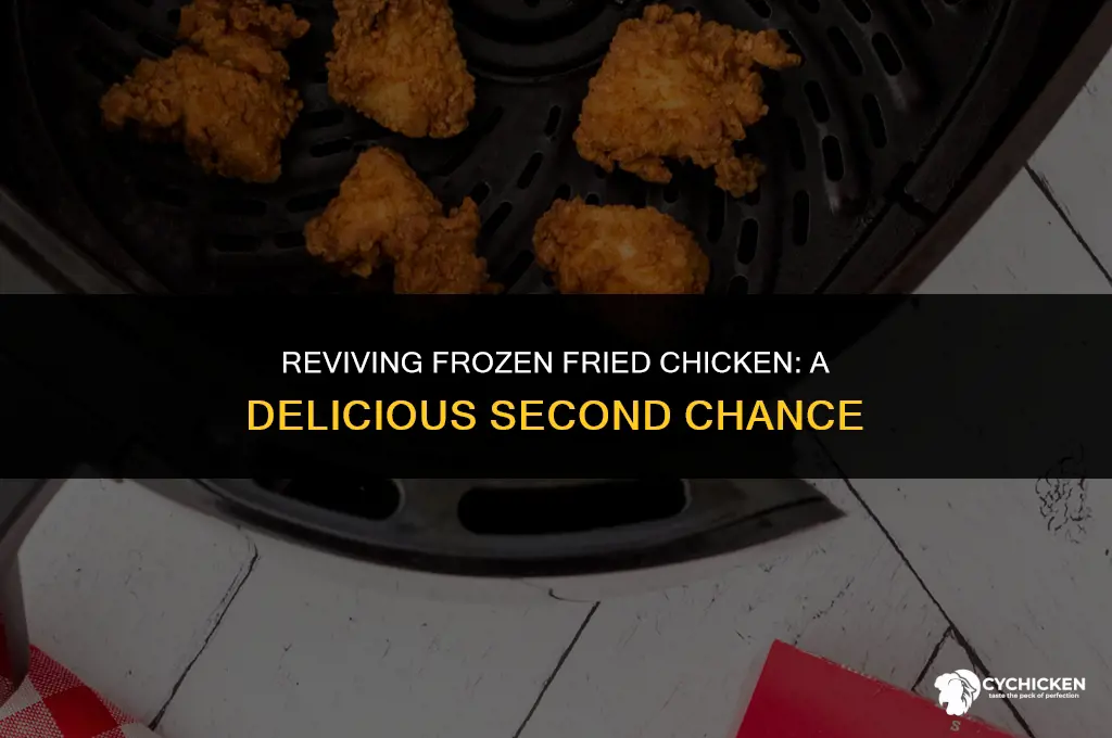 can you refry frozen fried chicken
