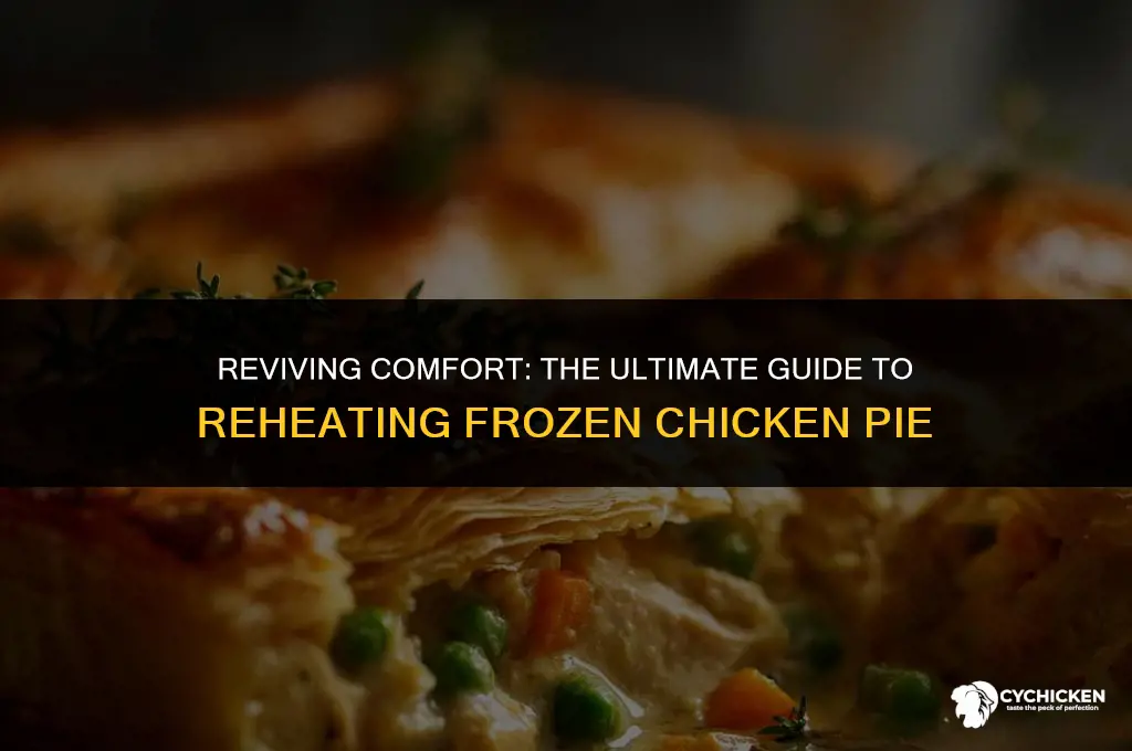 can you reheat frozen chicken pie