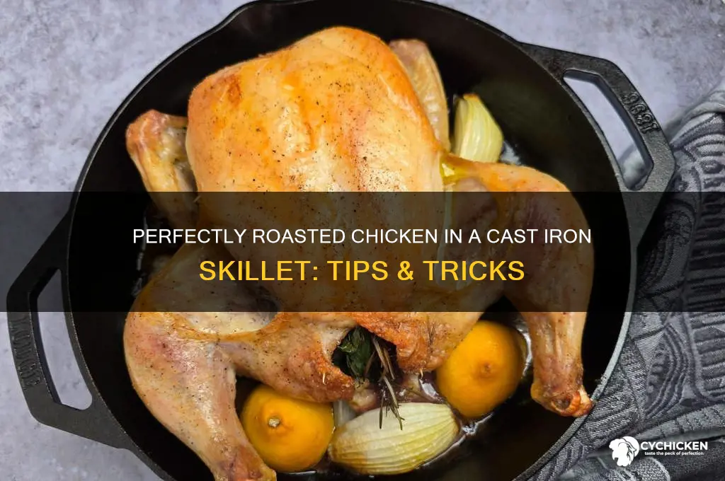 can you roast a chicken in a cast iron skillet