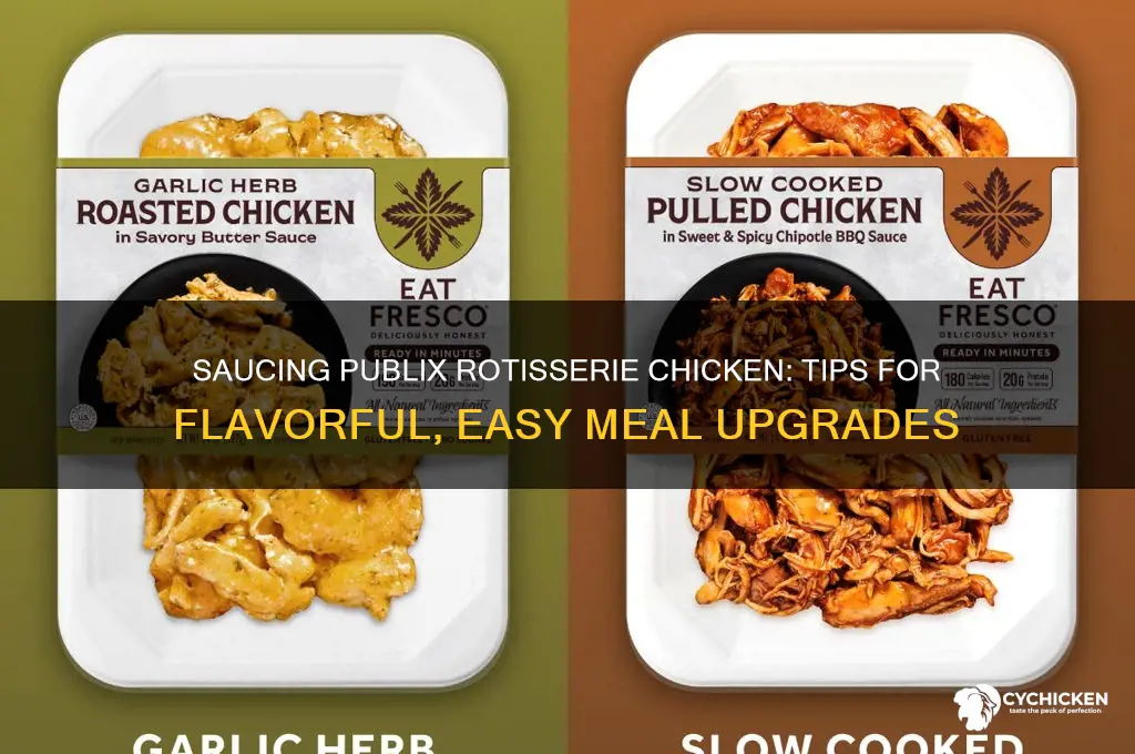 can you sauce a publix rotisserie chicken