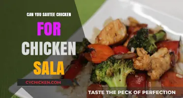 Sizzling Chicken Sauté: A Flavorful Twist for Your Salad