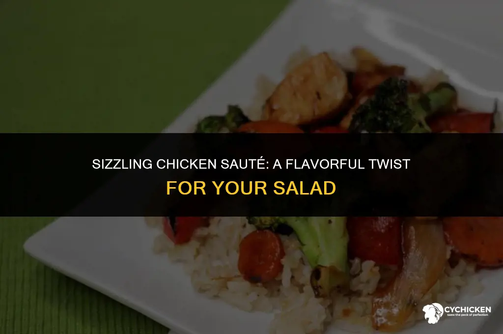 can you sautee chicken for chicken sala