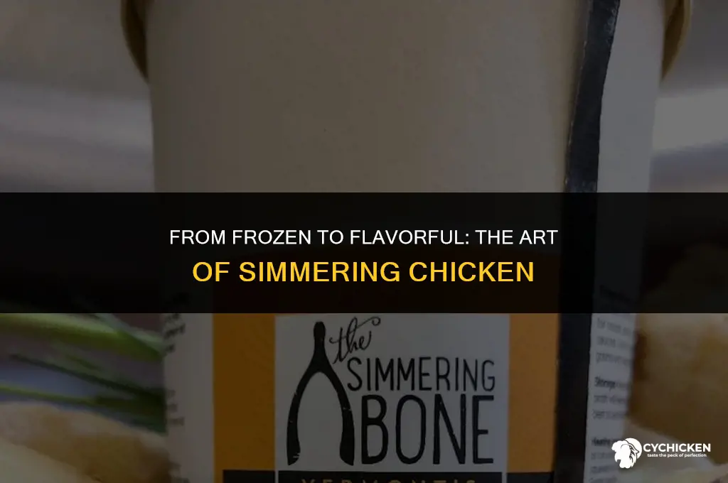 can you simmer frozen chicken