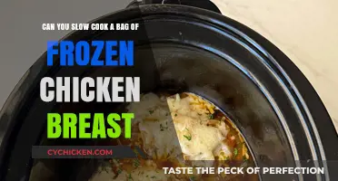 Delicious Slow-Cooked Chicken Breast: A Frozen Bag to Table Delight