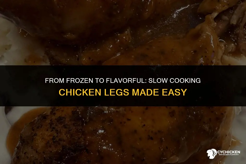 can you slow cook chicken legs from frozen